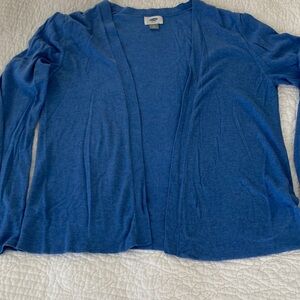 Old Navy Blue Lightweight Women's Cardigan, Medium